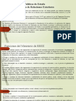 Ministerio de Relaciones Exteriores-Políticas de Estado