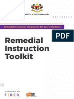 Remedial Instruction Toolkit for Year 4 English