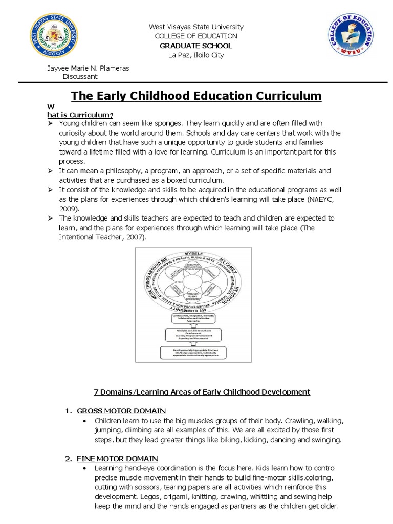 7 Domains of Early Childhood Development | PDF | Learning | Early ...