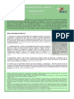 Declaracion Bautista Sobre Identidad de Genero y G12 - Unión Bautista de Chile