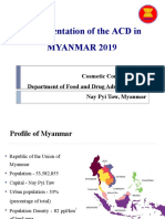 31st ACC Doc 05f Ag 5.1 - Country Report Myanmar