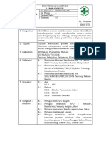 7.1.1.7. SOP Identifikasi Pasien Labor