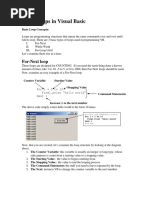 Using Loops in Visual Basic