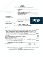 FORM 1 APPLICATION-CUM-DECLARATION AS TO PHYSICAL FITNESS