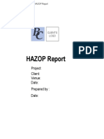 ATTACHMENT 3-3 HAZOP Report Template1476270685