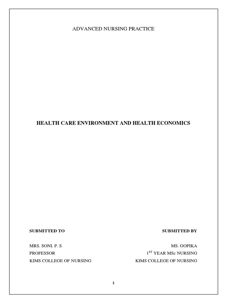 health care economics | PDF | Economics | Microeconomics