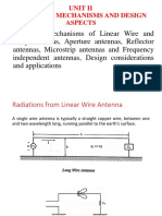 Radiation Mechanisms and Design Aspects of Antennas