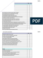 Food and Beverage Controls Checklist