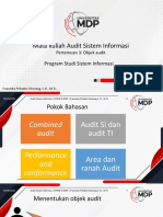 Pertemuan 3 Objek Audit