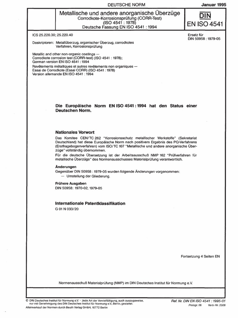 Iso 4541-95 | PDF