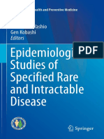 (Eğitim Tanrısı) Masakazu Washio, Gen Kobashi - Epidemiological Studies of Specified Rare and Intractable Disease (2019, Springer Singapore)