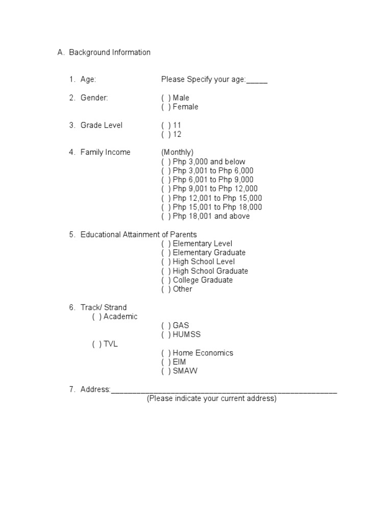 Questionnaire | PDF | Wi Fi | Internet
