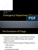 Esi Triage by DR Ryan Mirano