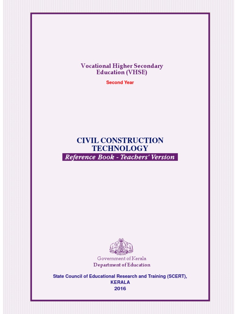 Civil Construction Technology Pdf Plumbing Real Estate Appraisal