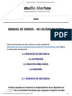 MANUAL DE SONIDO - 04 CALIDAD DE AUDIO - Estudio Marhea