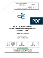 Ocp - Jorf Lasfar: Etudes de Flexibilité Des Lignes SVR Projet PAT 1500