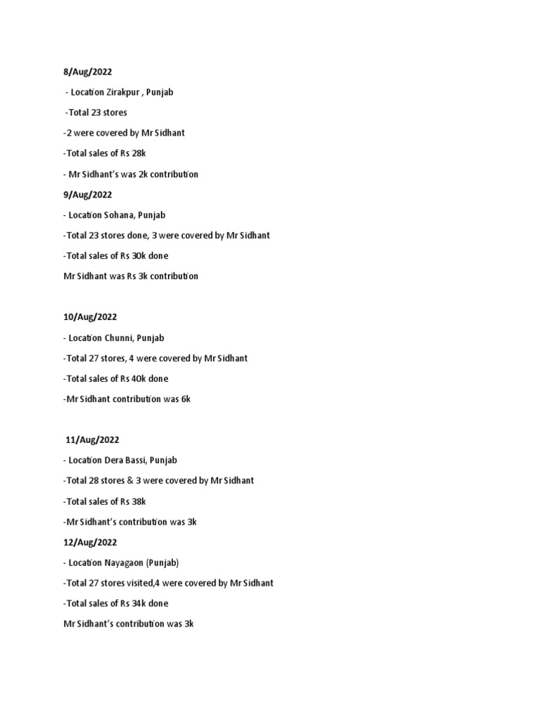 daily-sales-reports-for-mr-sidhant-sharma-detailing-store-visits-and