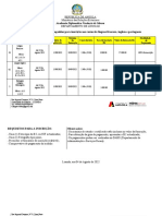 Inscrição cursos línguas francesa, inglesa e portuguesa