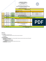 Pe 101 Course Calendar