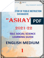 10th STD Social Science Ashaya Learning Guide Eng Version 2021-22 by Davanagere