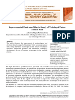 Improvement of Electronic-Didactic Supply of Training of Future Medical Staff