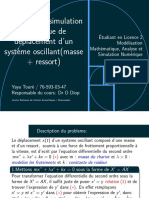 Yaya Toure L2Modelisation Projet EDO Simulation Numerique Du Systeme Oscillant