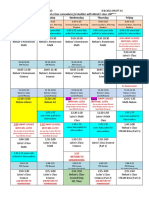 Nelson Weekly Teaching Schedule 22-23