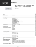 Easergy MiCOM P54x - P545 - M - J