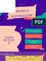 Discrete Mathemathic S: by Group 3
