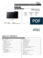 Sony Kdl-32r435a 40r485a 46r485a Chassis Itc2 Ver.1.0 Segm - Ba RM