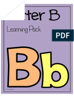 Letter B Preschool Printables4k