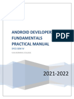 Android Fundamentals Manual
