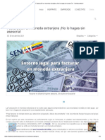 Facturación en Moneda Extranjera ¡No Lo Hagas Sin Asesoría! - Dalelavuelta - TV