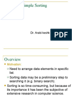 Chapter 3 Simple Sorting1