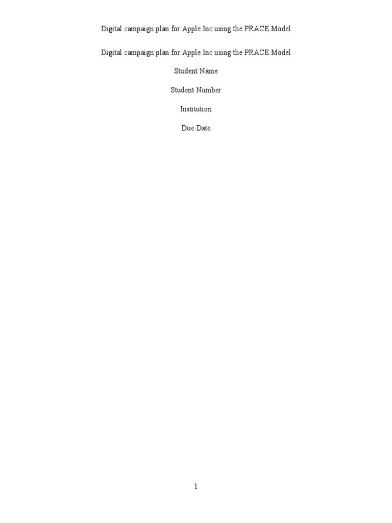 digital-campaign-plan-for-apple-inc-using-the-prace-model-pdf