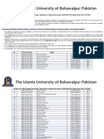 1st Merit List Mphil Applied Psychology Department of Applied Psychology BAHAWALPUR Mphil Quota FA22 Fall 2022