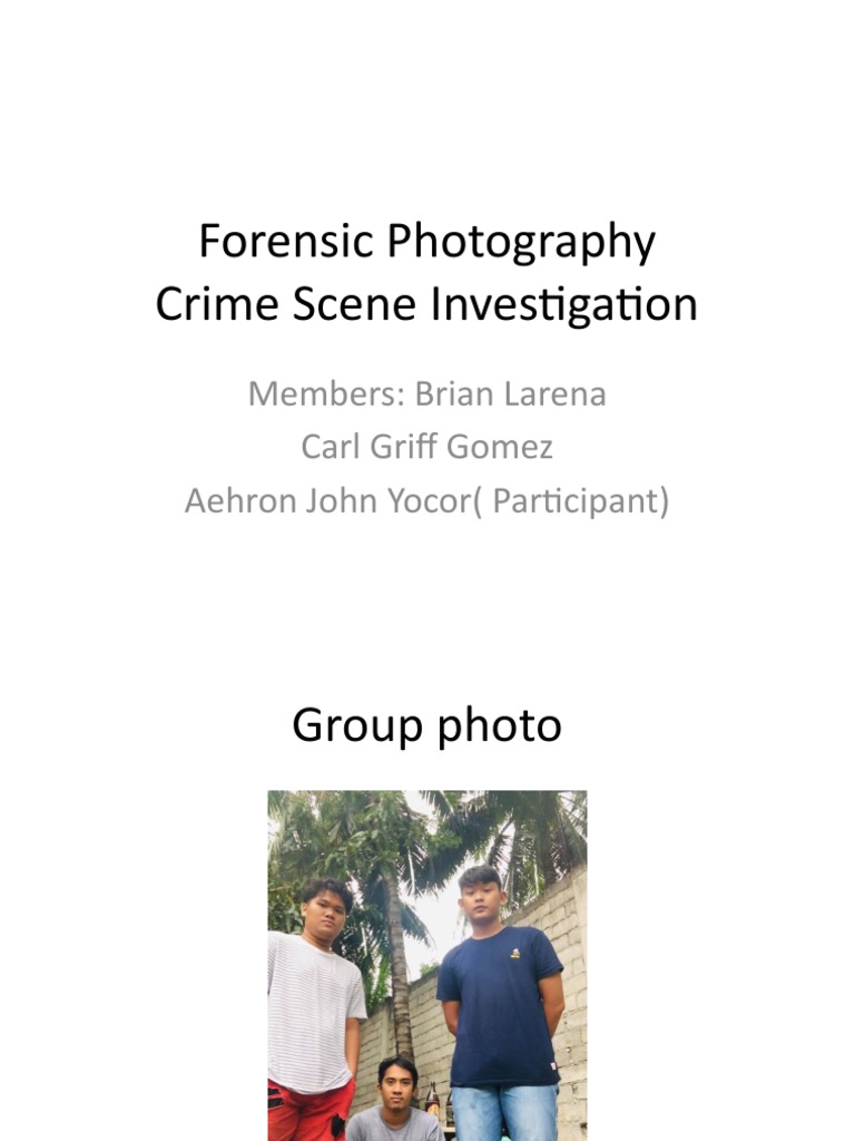 Forensic Photography | PDF