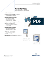 Product Data Sheet Oxymitter 4000 Hazardous Area in Situ Oxygen Transmitter Rosemount en 71178