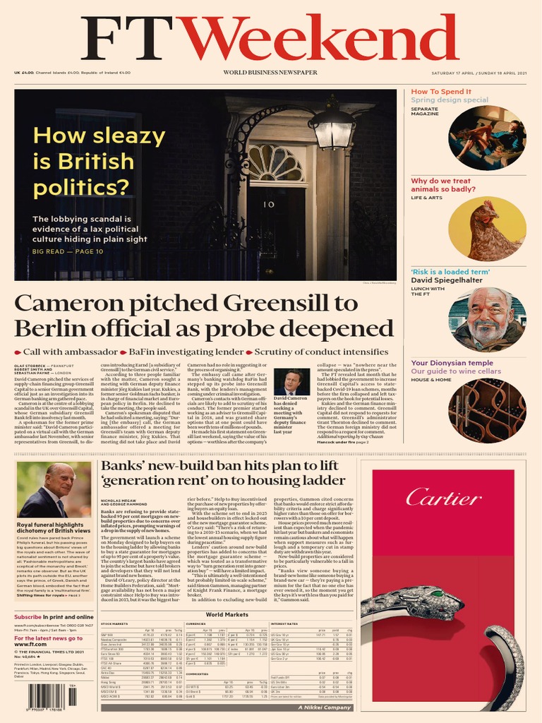 Financial Times UK April 17 2021 | PDF | Mortgage Loan