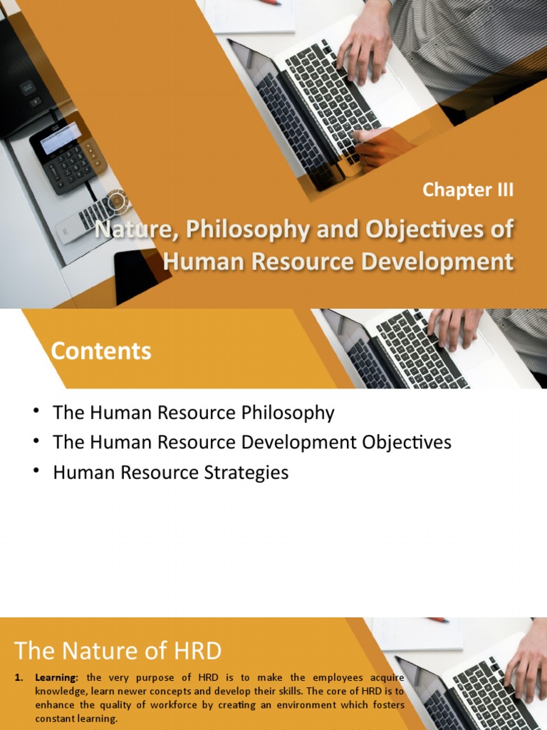 Nature, Philosophy and Objectives of Human Resource Development PDF