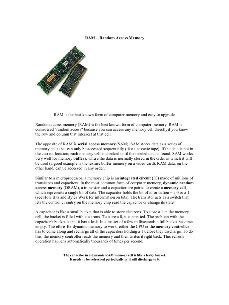 Aksquared Overview and RAM Details | PDF | Computers | Technology ...