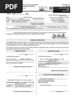 ROF-031 Application For Shifting Fillable Form