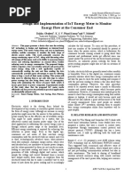 Design and Implementation of Electricity Meter Based On Iot