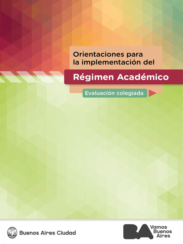 Orientaciones para La Implementacion Ra | PDF | Plan de estudios ...