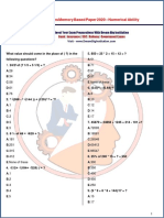 2020 IBPS Clerk Quant