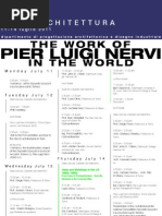 Download The work of  Pier Luigi Nervi in the world - Turin 11th to 14th of July 2011 - Programme by PLN_Project SN59310238 doc pdf