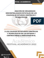 Convocatoria Festival Acadeìmico 2022 25-03-22