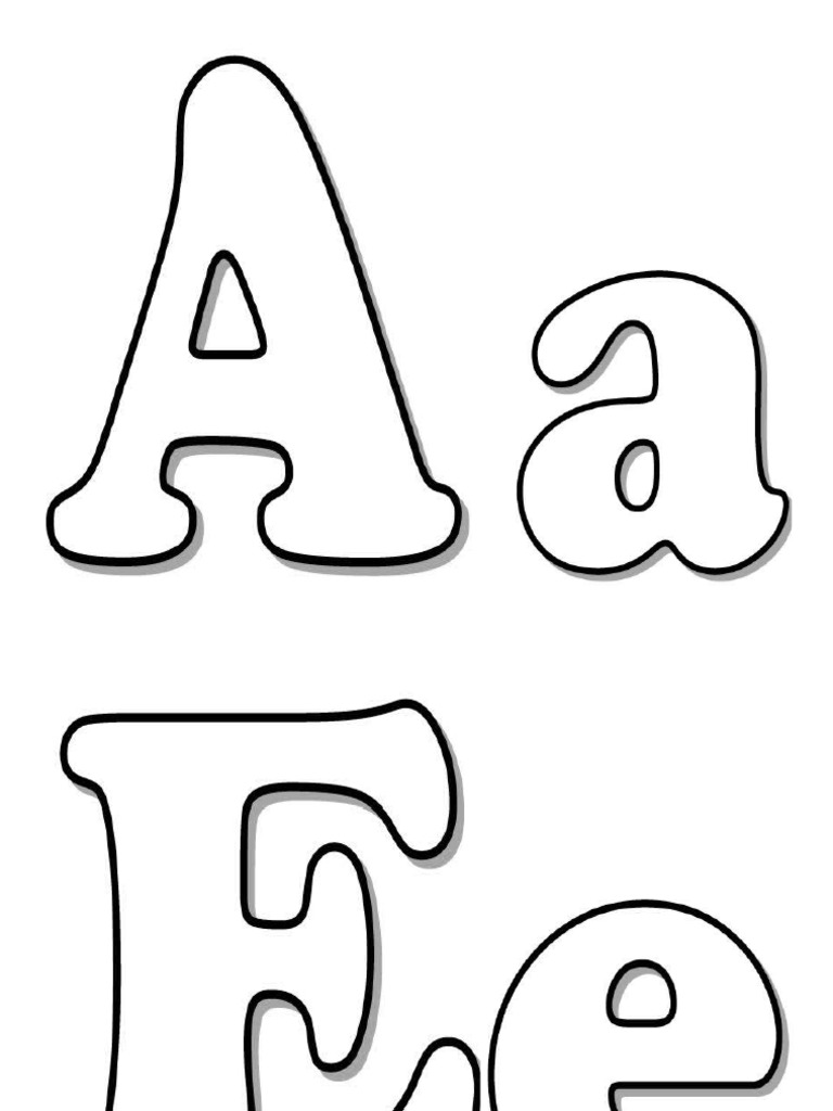 Vocales para Colorear | PDF