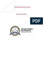 Fiscalia General del Estado de San Luis Potosí - Manual de Usuario de Asistente de Predenuncia Virtual