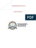 Fiscalia General Del Estado de San Luis Potosí - Manual de Usuario de Asistente de Predenuncia Virtual